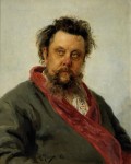 Живопись | Илья Репин | Портрет композитора М. П. Мусоргского, 1881