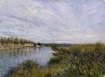 Живопись | Альфред Сислей | Вид на Сен-Маммес, около 1880