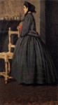 Живопись | Джузеппе Аббати | Женский портрет, 1865-66