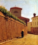 Живопись | Джузеппе Аббати | Улица в свете солнца,  1863-64.jpg_02