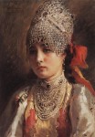 Живопись | Константин Маковский | Боярышня, 1884