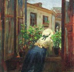 Живопись | Константин Маковский | У раскрытого окна, 1910