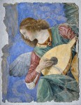 Фреска | Мелоццо да Форли | Ангел, играющий на лютне, около 1480