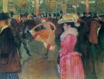Живопись | Анри де Тулуз-Лотрек | В Мулен Руж. Танец, 1890