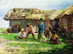 Живопись | Владимир Маковский | Игра в бабки, 1870