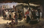 Живопись | Владимир Маковский | Молебен на Пасху, 1887-88