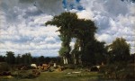 Живопись | Жюль Дюпре | Landscape With Cattle At Limousin, 1837