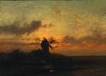 Живопись | Жюль Дюпре | Ветряная мельница, 1859