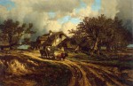 Живопись | Жюль Дюпре | Деревенский пейзаж, 1844