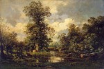 Живопись | Жюль Дюпре | Лесной пейзаж, 1840-е