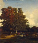 Живопись | Жюль Дюпре | Осенний пейзаж, 1840-50