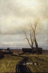 Живопись | Исаак Левитан | Осень. Дорога в деревне, 1877