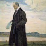 Живопись | Михаил Нестеров | Мыслитель (Портрет философа И.А. Ильина),1921-22