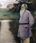Живопись | Михаил Нестеров | Портрет Л.Н. Толстого, 1907