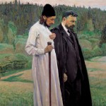 Живопись | Михаил Нестеров | Философы (Флоренский и Булгаков), 1917