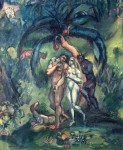 Живопись | Отон Фриез | Искушение (Адам и Ева), 1910