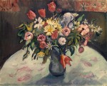 Живопись | Отон Фриез | Тюльпаны и маргаритки, 1910