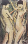 Живопись | Отто Мюллер | Две девушки, 1920