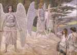 Живопись | Джеймс Тиссо | Adam and Eve. Driven From Paradise, 1896-1902
