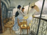 Живопись | Джеймс Тиссо | Галерея военного корабля «Калькутта» (Портсмут), 1877