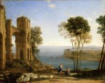 Живопись | Клод Лоррен | Пейзаж с Аполлоном и Сивиллой Кумской, 1645-49