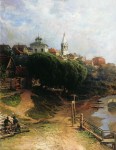 Живопись | Николай Маковский | Вид города, 1884