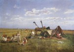 Живопись | Николай Маковский | Отдых на жатве, 1871