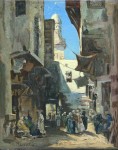 Живопись | Николай Маковский | Улочка в Каире, ранее 1880