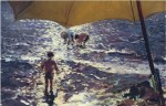 Живопись | Хоакин Соролья-и-Бастида | Полдень на пляже в Валенсии, 1904