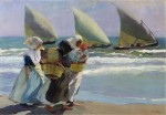 Живопись | Хоакин Соролья-и-Бастида | Три паруса, 1903