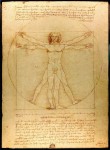 Графика | Леонардо да Винчи | Витрувианский человек - золотое сечение в изображении человека