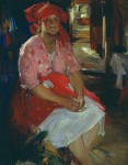 Живопись | Абрам Архипов | Баба в розовом, 1919