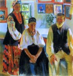 Живопись | Александр Мурашко | Сельская семья, 1914
