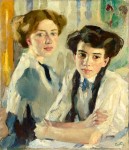 Живопись | Лео Путц | Blonde and Brunette, 1913