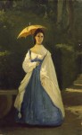 Живопись | Вито Д’Анкона | Signora in giardino, 1861-62