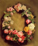 Живопись | Пьер Огюст Ренуар | Корона из роз, 1858