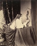 Фотография | Генри Пич Робинсон | Элейна из Астолата рассматривает щит Ланселота, 1859