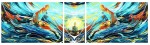 Живопись | AmmirGallery | Триптих «Объединяя миры». Художник Ammir