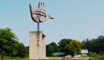 Скульптура | Ле Корбюзье | Монумент «Открытая рука», Чандигарх, Индия