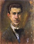Живопись | Рихард Герстль | Small Self-Portrait, 1907-08