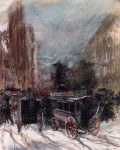 Живопись | Эверетт Шинн | Fifth Avenue, 1899