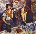 Живопись | Эдгар Дега | Гладильщицы, 1884
