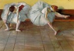 Живопись | Эдгар Дега | Две балерины, около 1879
