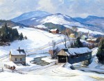 Живопись | Алдро Хиббард | Winter, Vermont