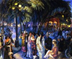 Живопись | Джон Френч Слоун | Music in the Plaza, 1920