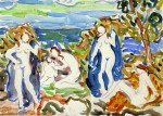 Живопись | Морис Брэзил Прендергаст | The Bathers, 1912-15