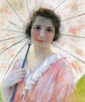 Живопись | Роберт Льюис Рид | Lady with a Parasol, 1921