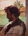 Живопись | Фредерик Базиль | Self Portrait at Saint-Sauveur, 1867