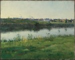 Живопись | Фредерик Портер Винтон | The River Loing at Gréz, France, 1890