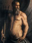 Живопись | Аньоло Бронзино | Portrait of Andrea Doria as Neptune, 1540